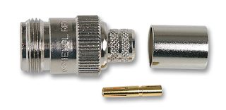 N6121A1-NT3G-1-50 - RF / Coaxial Connector, N Coaxial, Straight Jack, Crimp, 50 ohm, R-8A, RG58, RG58C, RG141, RG303 - AMPHENOL RF