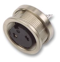09 0116 00 05 - Circular Connector, 723 Series, Panel Mount Receptacle, 5 Contacts, Solder Socket, Brass Body - BINDER