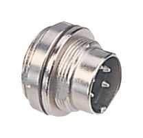 09 0327 00 07 - Circular Connector, 680 Series, Panel Mount Plug, 7 Contacts, Solder Pin, Brass Body - BINDER