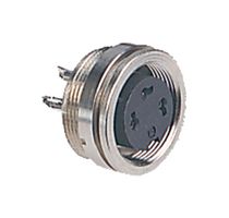 09 0340 00 16 - Circular Connector, 680 Series, Panel Mount Receptacle, 16 Contacts, Solder Socket, Brass Body - BINDER