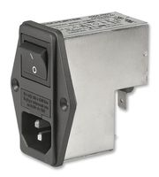 4304.4002 - Filtered IEC Power Entry Module, IEC C14, General Purpose, 2 A, 250 VAC - SCHURTER