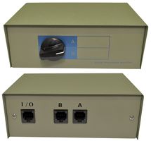 SB382 - RJ45 Switch Box, 2 Port, CAT5 and CAT6 - PRO SIGNAL