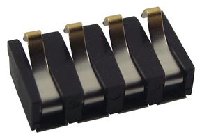 009155004201006 - Battery Contact, Compression Connector, Beryllium Copper, SMD, 4 Way, 2.5mm Pitch, 3A - KYOCERA AVX