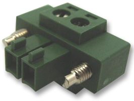 MC421-381008 - Rectangular Connector, Locking, MC421, 8 Contacts, Plug, 3.81 mm, Screw, 1 Row - MULTICOMP PRO