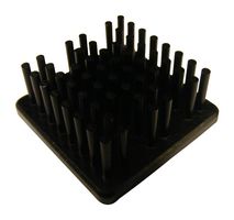 MBH29002-12P/2.6 - Heat Sink, BGA, Black Anodized, 5.2 °C/W, BGA, 29 mm, 12 mm, 29 mm - MALICO