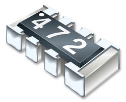 CAY10-473J4LF - Fixed Network Resistor, 47 kohm, Isolated, 4 Resistors, 0804 [2010 Metric], Convex, ± 5% - BOURNS