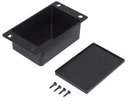 RX509A - Plastic Enclosure, Flanged, Potting Box, ABS, 46 mm, 26 mm - CAMDENBOSS