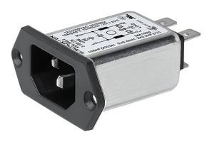 3-101-143 - Filtered IEC Power Entry Module, IEC Inlet C14/C18, IEC C14, General Purpose, 20 A, 250 VAC - SCHURTER