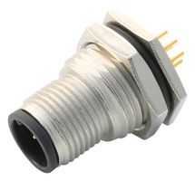 M12A-08PMMP-SF8001 - Sensor Connector, 8 Pole, M12, Plug, M Series, M12, Male, 8 Positions, PCB Pin - AMPHENOL LTW