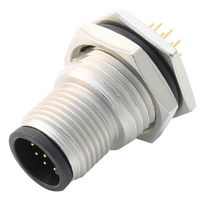 M12A-12PMMP-SF8001 - Sensor Connector, 12 Pole, M12, Plug, M Series, M12, Male, 12 Positions, PCB Pin - AMPHENOL LTW
