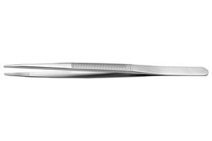 121.SA - Tweezer, General Purpose, Straight, Round, Stainless Steel, 160 mm - IDEAL-TEK