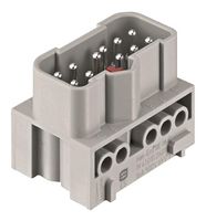 19410102601 - Heavy Duty Connector, Han-Eco, Insert, 10 Contacts, 6B, Plug, Screw Pin - HARTING