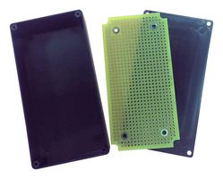 B05-7100 - Prototyping PCB, ABS Box, Black, 1.07mm Hole, 1.57 mm Board, 4.4" x 2.2" - TWIN INDUSTRIES