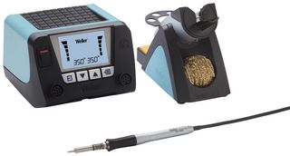 T0053444399 - Soldering Station, 2 Channel, 150 W, 230 V, 450 °C, WTP90 Iron, WT Series, EU / UK Plug - WELLER
