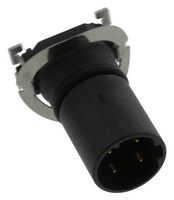 MSDS-04PMMT-EE0001 - Sensor Connector, M Series, M12, Male, 4 Positions, PCB Pin, Straight Panel Mount - AMPHENOL LTW