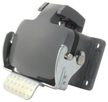 93601-0845 - Heavy Duty Connector, Base, Bulkhead Mount, Aluminium Body, 1 Lever, 6B - MOLEX