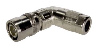 21038213530 - Sensor Connector, M12, Male, 5 Positions, Crimp Pin, Right Angle Cable Mount - HARTING