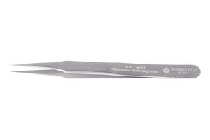 5-051 - Tweezer, SMD, Straight, Pointed, Stainless Steel, 115 mm Length - BERNSTEIN WERKZEUGFABRIK