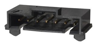 15-91-3064 - Pin Header, Wire-to-Board, 2.54 mm, 1 Rows, 6 Contacts, Surface Mount Right Angle, SL 70634 - MOLEX