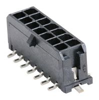 43045-1420 - Pin Header, Power, Wire-to-Board, 3 mm, 2 Rows, 14 Contacts, Surface Mount Straight - MOLEX