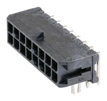 43045-1623 - Pin Header, Power, 3 mm, 2 Rows, 16 Contacts, Through Hole Right Angle, Micro-Fit 3.0 43045 - MOLEX