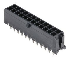 43045-2414 - Pin Header, Power, 3 mm, 2 Rows, 24 Contacts, Through Hole Straight, Micro-Fit 3.0 43045 - MOLEX