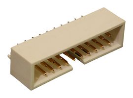 87834-1011 - Pin Header, Signal, 2.54 mm, 2 Rows, 10 Contacts, Through Hole Straight, C-Grid 87834 - MOLEX
