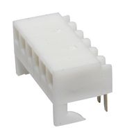 22-15-2066 - PCB Receptacle, Board-to-Board, 2.54 mm, 1 Rows, 6 Contacts, Through Hole Mount Right Angle - MOLEX