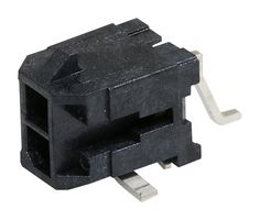 43045-0210 - Pin Header, Power, 2 Rows, 2 Contacts, Surface Mount Right Angle, Micro-Fit 3.0 43045 - MOLEX