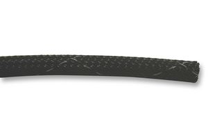 GRP110NF14 BK002 - Sleeving, Braided, PET (Polyethylene Terephthalate), Black, 11.13 mm, 152.4 m, 500 ft - ALPHA WIRE
