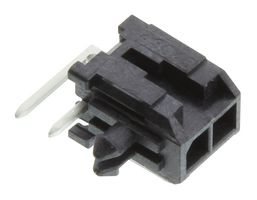 43045-0201 - Pin Header, Wire-to-Board, 2 Rows, 2 Contacts, Through Hole Right Angle, Micro-Fit 3.0 43045 - MOLEX