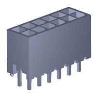 206832-1201 - Pin Header, Power, 3 mm, 2 Rows, 12 Contacts, Through Hole Straight, Micro-Fit+ 206832 - MOLEX
