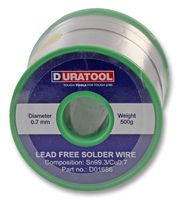 D01686 - Lead Free Solder Wire, 0.7mm, 500g - DURATOOL