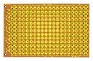 GC010-OSP - PROTOTYPING BOARD, FR2, 100MM X 160MM - GSPK CIRCUITS