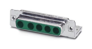 VS-25-BU-DSUB-5P-LH - D Sub Connector Housing, 5 Ways, D Sub, DB, PLUSCON, Socket, Steel Body - PHOENIX CONTACT