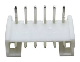 MP001771 - Pin Header, R/A, Wire-to-Board, 2 mm, 1 Rows, 6 Contacts, Through Hole Right Angle, MP W2B 2MM - MULTICOMP PRO