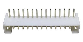 MP001780 - Pin Header, R/A, Wire-to-Board, 2 mm, 1 Rows, 15 Contacts, Through Hole Right Angle, MP W2B 2MM - MULTICOMP PRO