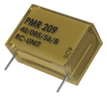 PMR209MC6100M220R30 - Safety Capacitor, Metallized Paper, Radial Box - 2 Pin, 0.1 µF, ± 20%, X2, Through Hole - KEMET