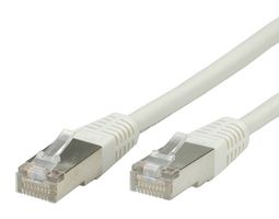 MP001968 - Ethernet Cable, FTP, Cat5e, RJ45 Plug to RJ45 Plug, FTP (Foiled Twisted Pair), Grey, 1 m, 3.28 ft - MULTICOMP PRO