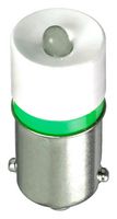 BA9SG230A - LED Replacement Lamp, Miniature Bayonet / BA9S, Green, 345 mcd - APEM