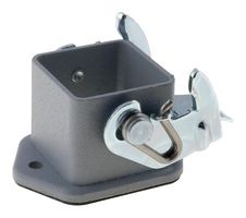 1-1102105-2 - Heavy Duty Connector, Base, Bulkhead Mount, Bottom Entry, Zinc Diecast Body, 1 Lever - HTS - TE CONNECTIVITY