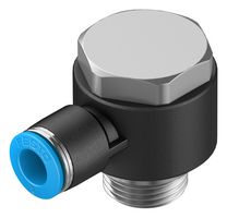 QSLV-G3/8-8 - Pneumatic Fitting, Push-In L-Fitting, G3/8, 14 bar, 8 mm, PBT (Polybutylene Terephthalate), QSLV - FESTO