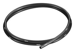 PUN-H-6X1-SW - Pneumatic Tubing, 6 mm, 4 mm, PU (Polyurethane), Black, 10 bar, 50 m - FESTO
