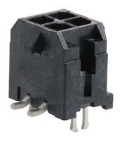 43045-0416 - Pin Header, Power, Wire-to-Board, 3 mm, 2 Rows, 4 Contacts, Surface Mount Straight - MOLEX