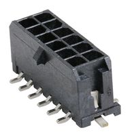 43045-1220 - Pin Header, Power, Wire-to-Board, 3 mm, 2 Rows, 12 Contacts, Micro-Fit 3.0 43045 Series - MOLEX