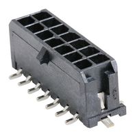 43045-1419 - Pin Header, Power, Wire-to-Board, 3 mm, 2 Rows, 14 Contacts, Micro-Fit 3.0 43045 Series - MOLEX