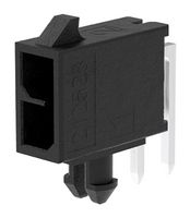 212528-0200 - Pin Header, Power, Wire-to-Board, 3 mm, 2 Rows, 2 Contacts, Through Hole Right Angle - MOLEX