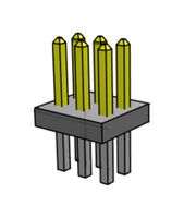 FTS-103-01-F-D . - Pin Header, Wire-to-Board, 1.27 mm, 2 Rows, 6 Contacts, Through Hole Straight, FTS - SAMTEC
