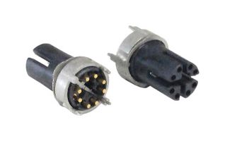 PXPLCP12SMF08APC - Sensor Connector, PXP Series, M12, Female, 8 Positions, PCB Socket, Straight Surface Mount - BULGIN LIMITED
