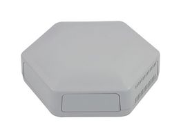 CBHEX1-51-GY - Plastic Enclosure, Hex-Box IoT, ABS, 45 mm, 130 mm, 146 mm, IP30, IP40 - CAMDENBOSS